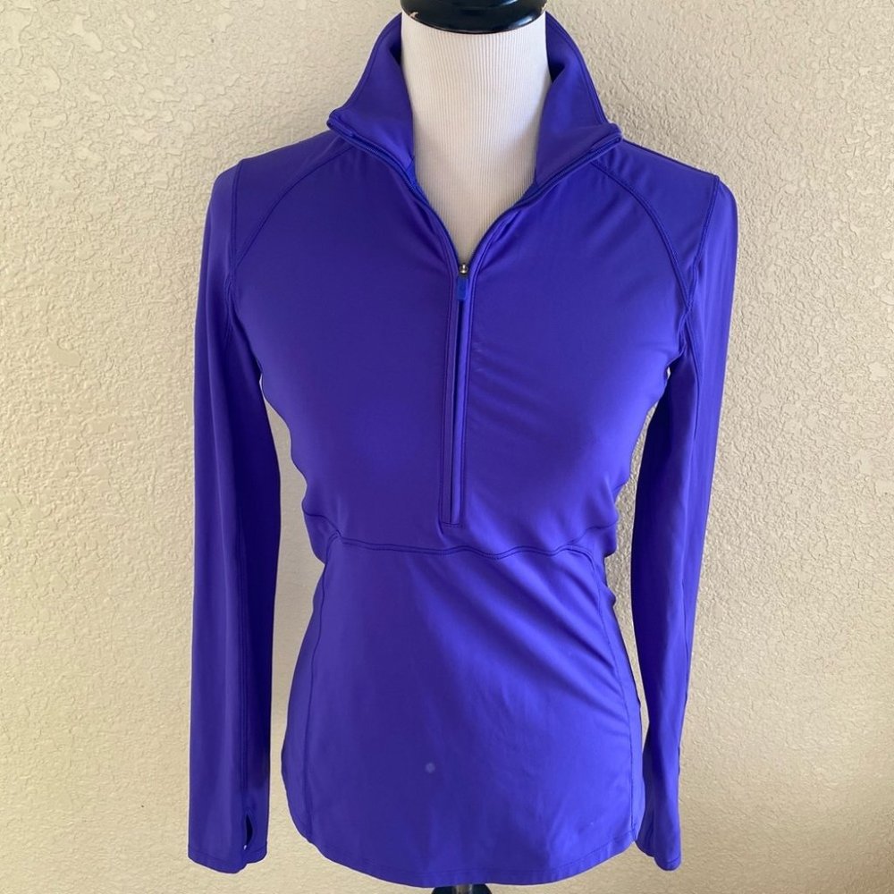 lululemon athletica Purple Quarter-Zip Pullover